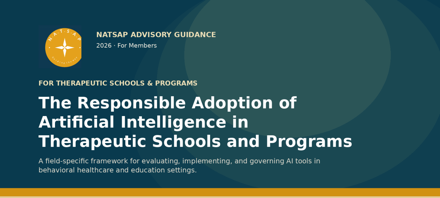 Responsible AI Guidance for Therapeutic Schools and Programs | NATSAP