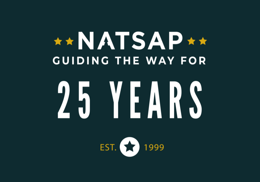 natsap 25 years logo